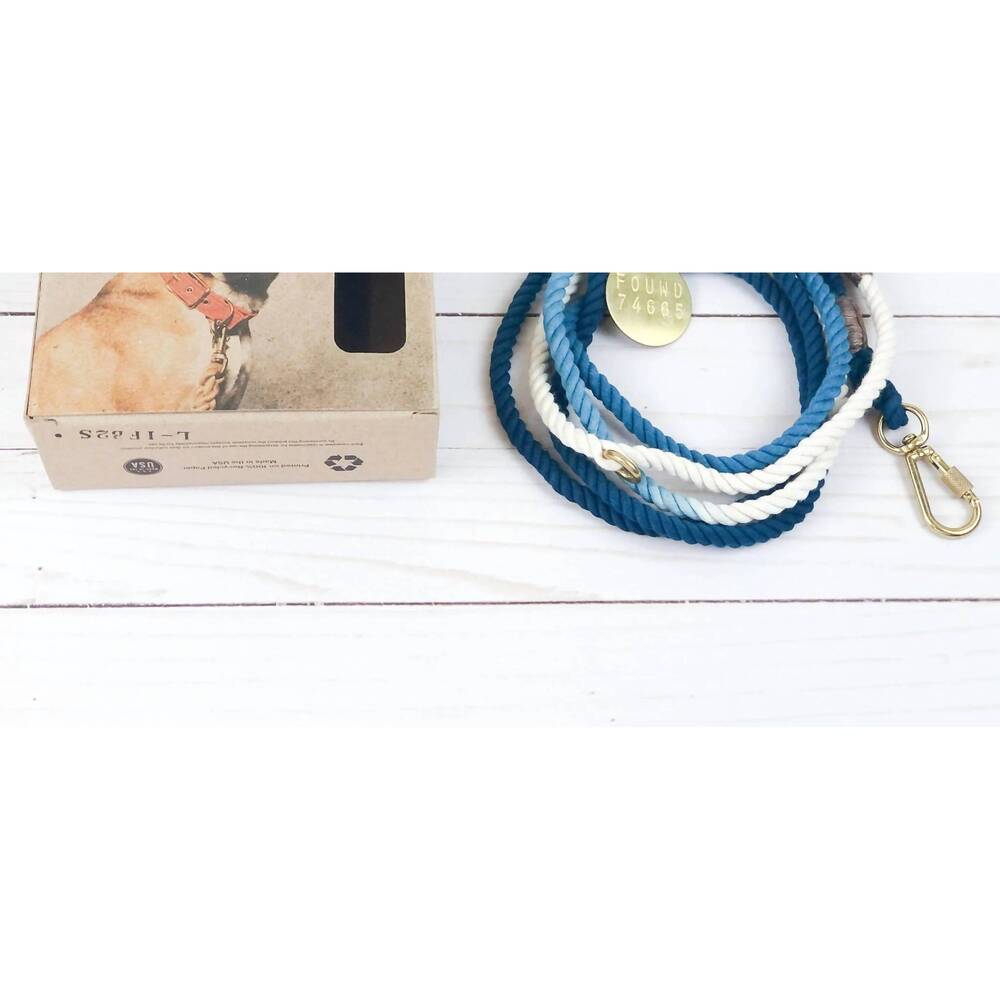NEW FOUND MY ANIMAL small dog leash in blue